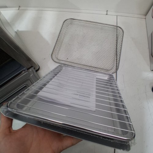 MIDEA AIR FRY TOASTER OVEN - 22 QT, 1500W, 120 V - SILVER (MODEL: MET21C3AST/CA) image 4
