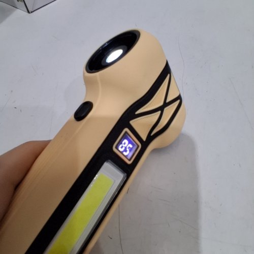 8PC HANDHELD RECHARGEABLE VACUUM CLEANER AND ACCESSORIES - BEIGE/BLACK (MODEL: F040-2) image 2