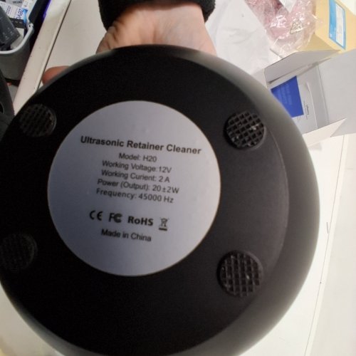 ULTRASONIC RETAINER CLEANER MACHINE - 45KHZ - 200 ML - BLACK image 3