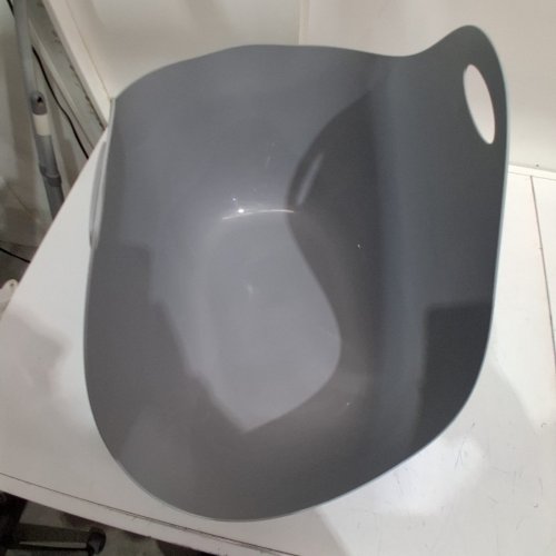 LITTER GENIE CAT LITTER BOX, FLEXIBLE PLASTIC WITH POUR SPOT - GREY image 3