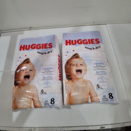 96PK HUGGIES SNUG AND DRY WITH BLOWOUT AND LEAKPROOF PROTECTION - SIZE 8 image 2