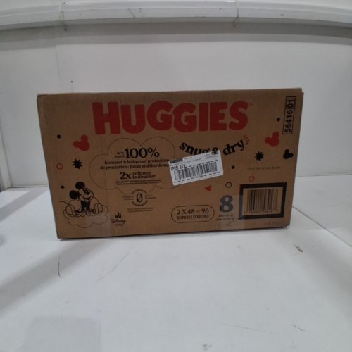 96PK HUGGIES SNUG AND DRY WITH BLOWOUT AND LEAKPROOF PROTECTION - SIZE 8 image 3