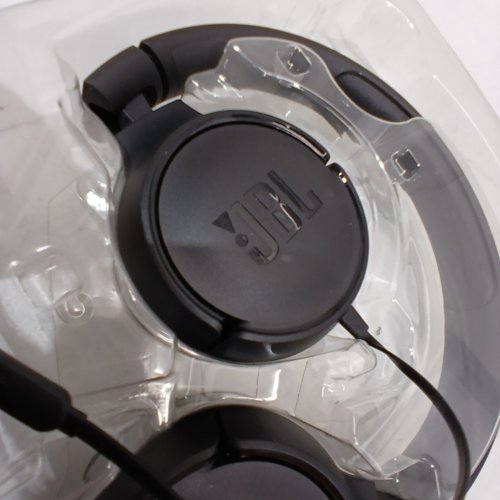 JBL TUNE 500 WIRED ON-EAR HEADPHONES WITH ONE-BUTTON REMOTE/MIC - BLACK image 3
