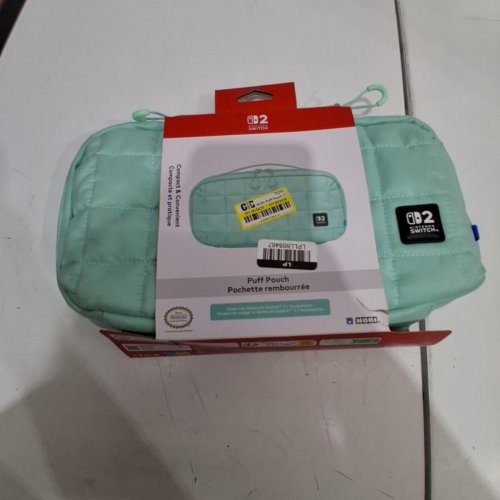 HORI PUFF GAME CONTROLEER POUCH - FOR NINTENDO SWITCH 2- COZY GREEN (MODEL: NSX-120U) image 3