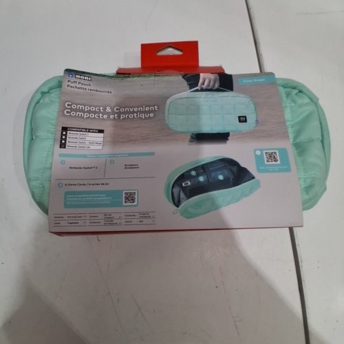 HORI PUFF GAME CONTROLEER POUCH - FOR NINTENDO SWITCH 2- COZY GREEN (MODEL: NSX-120U) image 4