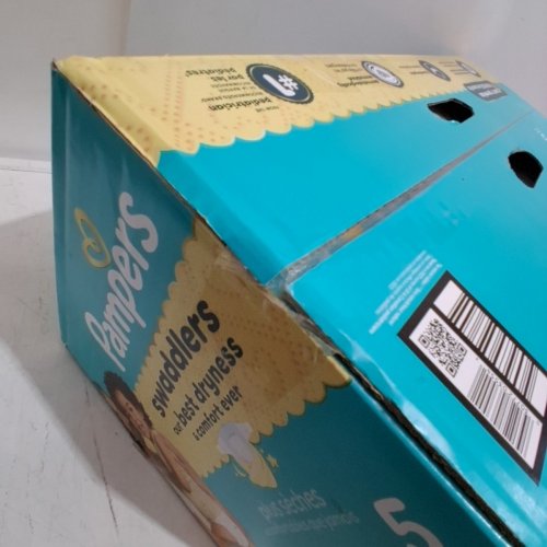 100PK PAMPERS SWADDLERS 100% LEAKPROOF DISPOSABLE BABY DIAPERS - SIZE 5 image 3