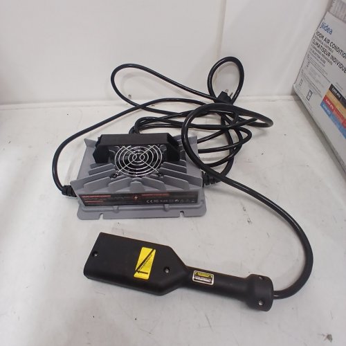 GOLF CART LEAD-ACID BATTERY CHARGER WITH D-STYLE PLUG - 36 V , 18 AMP - BLACK & GRAY (MODEL: QA750A) image 3