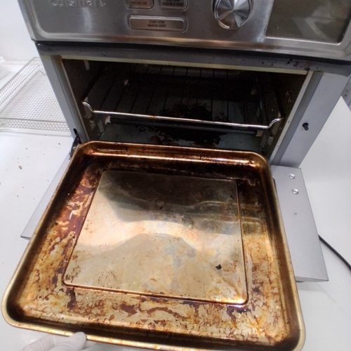 CUISINART DIGITAL AIR FRYER TOASTER OVEN - 0.6 CU.FT CAPACITY - STAINLESS STEEL (MODEL: TOA-65C) image 4