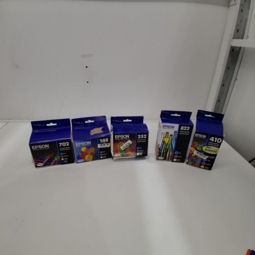 5 ASSORTED EPSON INK CARTRIDGES - 252, 288, 410, 702, 822 image 8