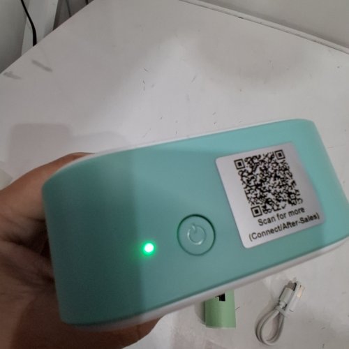 PHOMEMO T02 MINI WIRELESS THERMAL PRINTER - PORTABLE BLUETOOTH PRINTER, COMPATIBLE WITH ANDROID & IOS SYSTEM - GREEN (MODEL: T02) image 2
