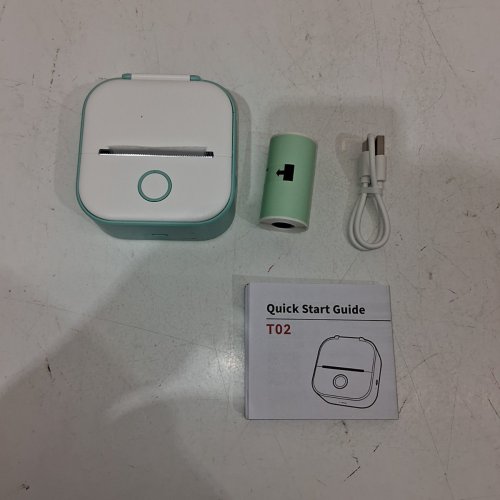 PHOMEMO T02 MINI WIRELESS THERMAL PRINTER - PORTABLE BLUETOOTH PRINTER, COMPATIBLE WITH ANDROID & IOS SYSTEM - GREEN (MODEL: T02) image 3