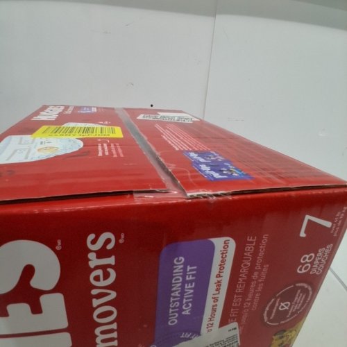 68PK HUGGIES LITTLE MOVERS BABY DIAPERS - SIZE 7 image 3