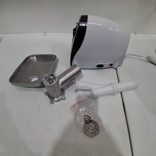 HAMILTON BEACH MEAT GRINDER & SAUSAGE STUFFER - WHITE (MODEL: 78402C) image 3