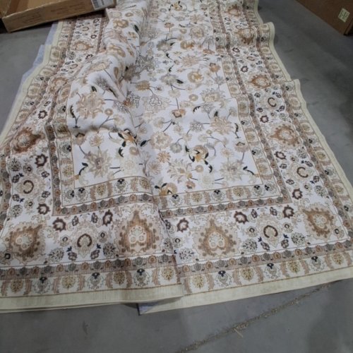 EXPEDIX VINTAGE SOFT AREA RUG - 9FT X 12FT, WASHABLE, NO SLIP, STAIN RESISTANT - BROWN/BEIGE image 2