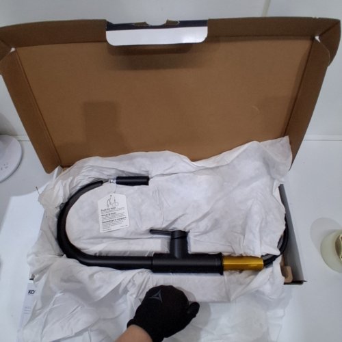 KOHLER RODEAN KITCHEN SINK FAUCET - BLACK - (MODEL:1806389) image 2