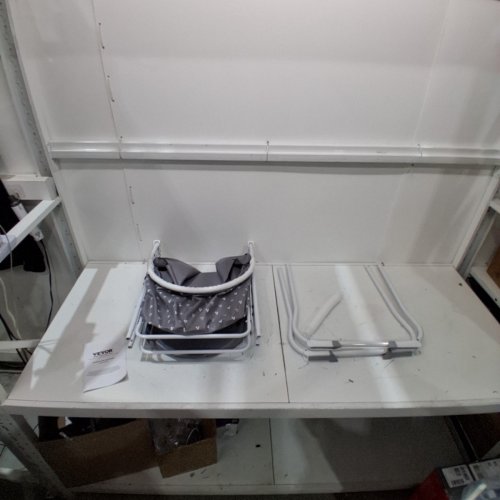 VEVOR FOLDABLE DOG PET BATHTUB ELEVATED SHOWER STATION - SMALL AND MEDIUM - LIGHT GREY (MODEL: HGT0056) image 2