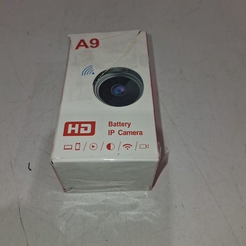 A9 WIRELESS RECHARGEABLE BATTERY IP CAMERA - 0.9" - BLACK (MODEL: A9) image 5