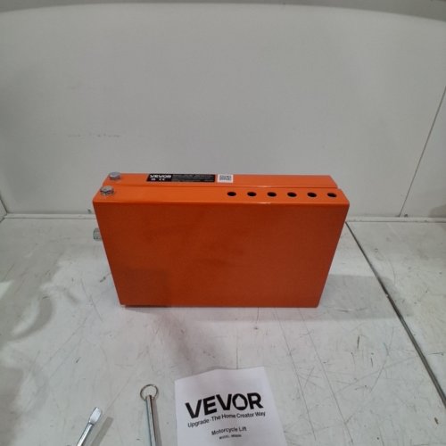 MOTORCYCLE LIFT SCISSOR JACK WITH DOLLY AND HAND CRANK - 1100LBS - BLACK/ORANGE (MODEL: MR8099) image 5