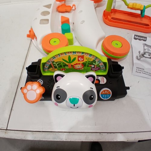 FISHER-PRICE 2-SIDED STEADY SPEED PANDA WALKER INTERACTIVE BABY TOY WITH LIGHT, 100+ SONGS, SOUNDS & PHRASES - MULTI-COLOUR (MODEL: ‎HGM26) image 4