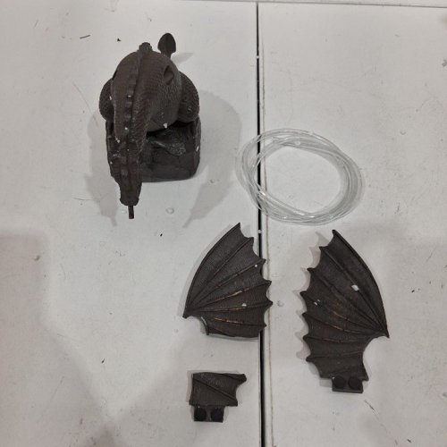 CREATIVE DRAGON STATUE DECORE FOR FOUNTAIN - BRONZE image 2