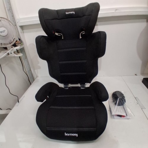 HARMONY 2-IN-1 DREAMTIME ELITE HIGH-BACK BOOSTER CAR SEAT WITH CUP HOLDER - 40 -110LBS - BLACK (MODEL: 0303029BLK) image 4