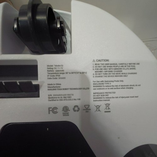 TALOSBO CORDLESS ROBOTIC POOL CLEANER - WHITE BLUE (MODEL: S2) image 2