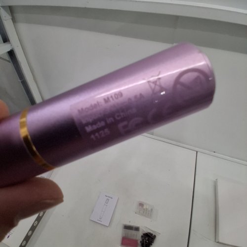 RECHARGEABLE ELECTRIC NAIL DRILL KIT - PURPLE (MODEL: M109) image 3