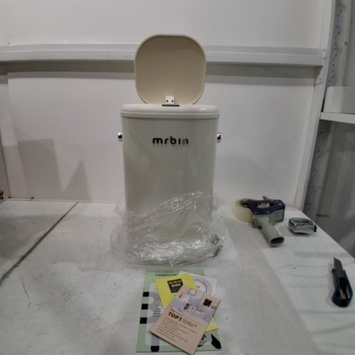 MRBIN ABSORBING SELF BAGGING GARBAGE CAN MOTION SENSOR - 18L - WHITE image 2
