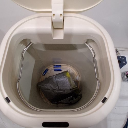 MRBIN ABSORBING SELF BAGGING GARBAGE CAN MOTION SENSOR - 18L - WHITE image 3