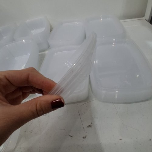 82PC CAFÉ EXPRESS PLASTIC CONTAINERS & LIDS - 38OZ - CLEAR image 3