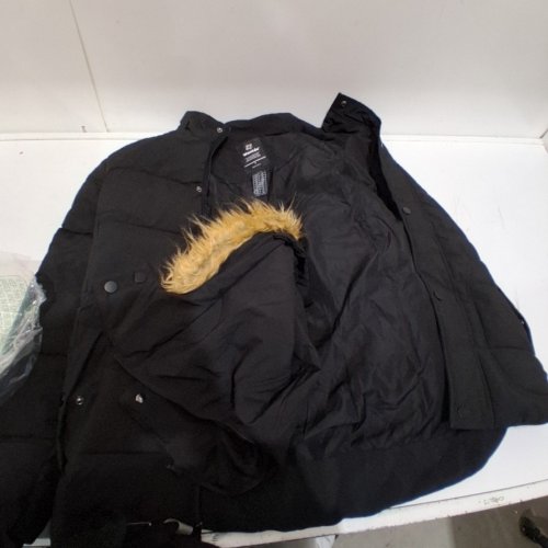 WOMEN'S WANTDO WATER RESISTANT QUILTED PARKA - MEDIUM - BLACK image 2