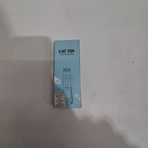 CAT PET LASER POINTER TOY WITH FLASHLIGHT AND SPINNER - BLUE/MULTIPLE PATTERNS (MODEL: TBEEK9129) image 5