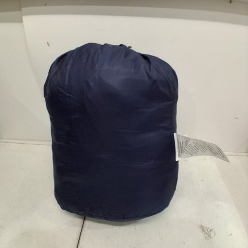 AMAZON BASICS SLEEPING BAG - 90" X 34" MUMMY STYLE - 35 DEGREE - NAVY image 2