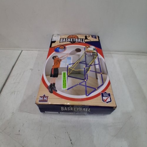 CHILDRENS INDOOR MAGIC SHOOT BASKETBALL BOARD- 50" X 26 X 13 - BLUE/YELLOW - (MODEL:ZG270-29) image 3