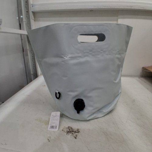 FASOLA PVC COLLAPSIBLE FOOT SOAKING BUCKET WITH TWIST-CAP FRONT DRAINAGE -15L - GREY (MODEL: ZF-401) image 3