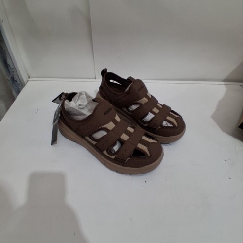 MEN'S FITVILLE EASYTOP RECOVERY SANDAL V4 - SIZE 11.5 WIDE - COCOA LUXE image 2