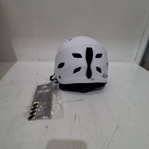 OUTDOOR MASTER SKI HELMET - MEDIUM - WHITE/BLACK image 3