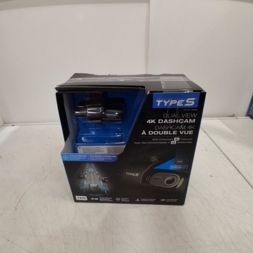 TYPE S T402 4K DUAL DASHCAM WITH AI-POWERED DRIVER ASSISTANCE - 1080P/32G MICROSD - BLACK (MODEL: T402) image 5