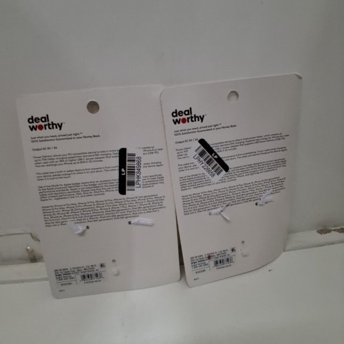 2 DEALWORTHY FAST CHARGING USB-C TO LIGHTNING CABLES - 3FT - WHITE image 3