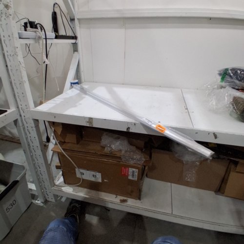 SAN JAMAR STAINLESS STEEL CHECK RACK FOR COMMERCIAL KITCHEN - 36" - SILVER image 4