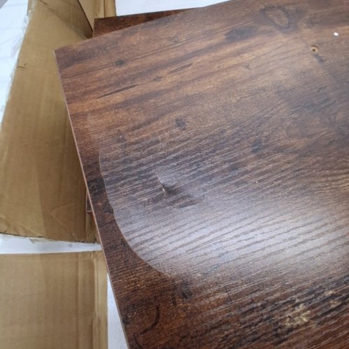 2PK FEIHORRM FLOATING SHELVES WITH INVISIBLE BRACKETS - 36", 12" DEEP - RUSTIC BROWN image 3