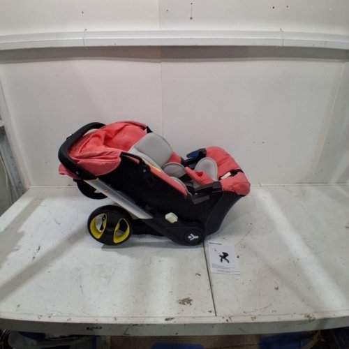 4-IN-1 FOLDING COMPACT BABY STROLLER AND CAR SEAT - 0-36 MONTHS - MAX 15KG/33 LBS - PINK (MODEL: G301) image 3
