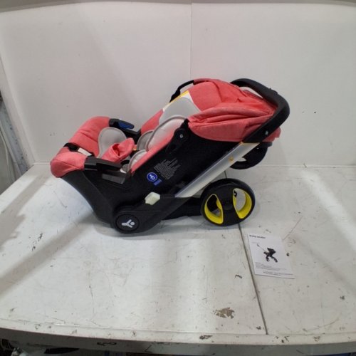 4-IN-1 FOLDING COMPACT BABY STROLLER AND CAR SEAT - 0-36 MONTHS - MAX 15KG/33 LBS - PINK (MODEL: G301) image 5