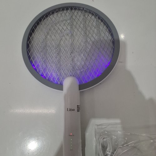 LIBA ELECTRIC FLY SWATTER RACKET RECHARGEABLE BUG ZAPPER - 4000V image 2