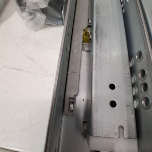 6PR CORALOV FULL EXTENSION CONCEALED UNDERMOUNT DRAWER SLIDES WITH 3D ADJUSTMENT CLIPS - 21" - SILVER image 3