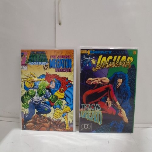 4 ASSTD MARVEL, IMPACT, DC AND IMAGE COMIC BOOKS - DARKHOLD #3, BATMAN: SHADOW OF THE BAT #6, SAVAGE DRAGON VS. MEGATON MAN #1, JAGUAR #11 - VARIOUS AUTHORS image 3