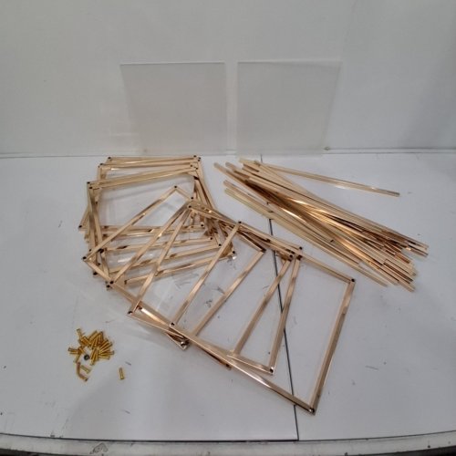 4PK VEVOR DECORATIVE WEDDING FLOWER STANDS - GOLD (MODEL: LJLHLHJ8004) image 2