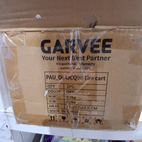 GARVEE WHEEL DOLLY WITH 3 POSITION ADJUSTABLE ROLLERS WITH 360° ROTATION - 330LBS MAX - ORANGE (MODEL: PAU_OL4JCQ90) image 2