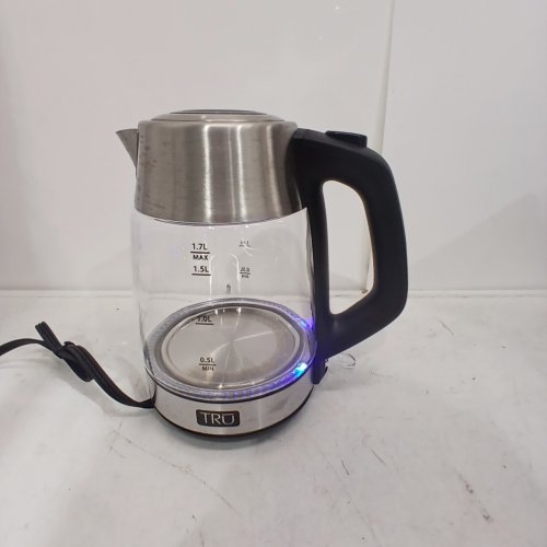 TRU ELECTRIC KETTLE - 1.7L - STAINLESS STEEL / BLACK (MODEL: KE-1177CN) image 2