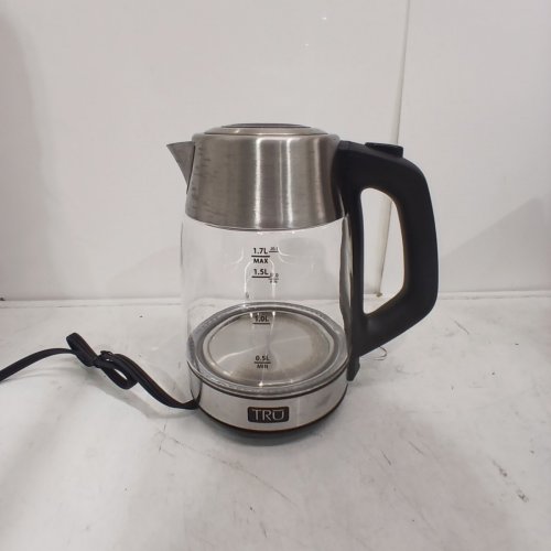 TRU ELECTRIC KETTLE - 1.7L - STAINLESS STEEL / BLACK (MODEL: KE-1177CN) image 3